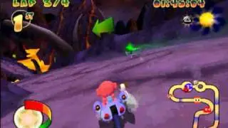 Pacman World Rally: Mr. Driller gameplay