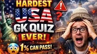 Hardest USA GK Quiz Ever 😨🇺🇸