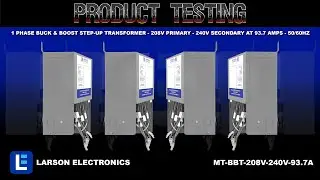 1 Phase Buck & Boost Step-Up Transformer - 208V Primary - 240V Secondary at 93.7 Amps - 50/60Hz