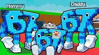 Having a 67 Brainrot Family in Minecraft!