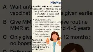 📍 Measles Vaccine: Early Dose Before Travel Explained 🧳💉