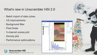 New Unscrambler HSI: Explorative, multivariate analysis of hyperspectral images (HSI)