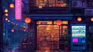 Wet Street Reflections | Lofi Beats for Study, Sleep, Focus or Relaxation