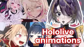 VTuber Reacts to the FUNNIEST HOLOLIVE ANIMATIONS!! pt2 | Devy Reacts