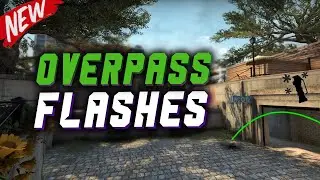 TOP 15 Overpass POP FLASHES - NEW CS:GO FLASHBANGS
