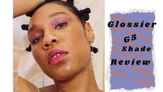 New Glossier Skin Tint Shade - G5 Demo and Review (Deep Tan Skin)