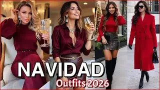 OUTFITS PARA NAVIDAD 2025 |  MODA MUJER IDEAS DE OUTFITS DE NAVIDAD | Outfits navideños 2025