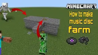 How to make music disc farm in minecraft pe | for (pe/java/badrock)