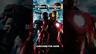 Iron Man 2 Quiz Part 3 | Can You Beat Tony Stark? | #Shorts