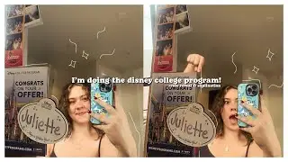 im doing the disney college program! (role reveal + explanation)