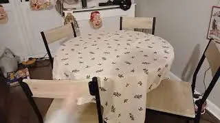Christmas dinner set up x