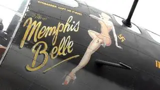 Changing spark plugs on The Memphis Belle B-17