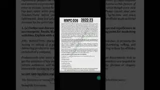 Mmpc-6 ignou solved assignment 2022-23-24 WhatsApp:- 8603418154. Order Now. In English and Hindi