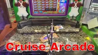 Carnival Jubilee Cruise Ship - Arcade Playing Willy Wonka Coin Pusher Part 2