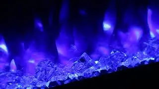 Endeavour Fires Hawnby Inset Electric Fire Flame Blue
