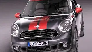 Mini Paceman 2014 John Cooper Works 3D model from CGTrader.com