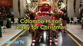 Colombo Hilton Lobby Christmas Decorations 2025 🎄✨ Magical Lights & Creative Luxury D&eacute;cor #maxlata