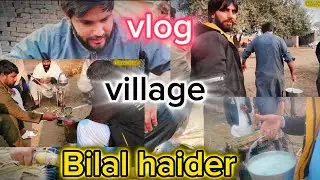 Bilal Haider Village Vlog 2025 New Videos gao ka  Desi Mahool|Taza Gany ki ro punjabi culture Toheed