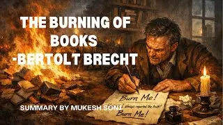Сожжение книг &mdash; стихотворение Бертольта Брехта &mdash; II семестр, бакалавр коммерции, английский язык.