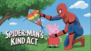 Spider-Man Teaches Peppa About Helping Friends | bedtime story