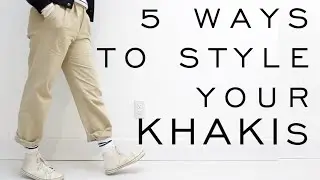 Как стилизовать брюки цвета хаки: Джинсы Boyish Denim: Уличная мода: Эмили Уитли