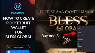 Bless Global - How To Create PocketBuff Wallet | Paano Gumawa Ng Pocketbuff Wallet