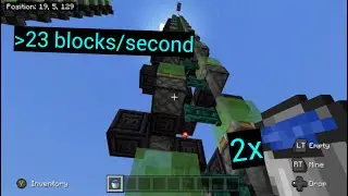 *Broken* 1.16 Fastest Elevator in Minecraft Bedrock (Translocation elevator)