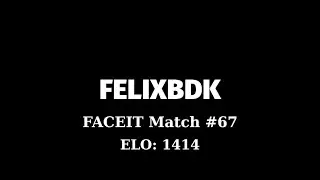 FACEIT CS2 #67 (SERVER SEA): 1414 ELO (W)