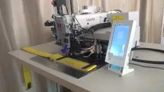 Programmable Pattern Tacker with automatic thread trimmer (hot knife burner)