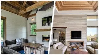 75 All Fireplaces Living Space With A Metal Fireplace Design Ideas You'll Love 🏡