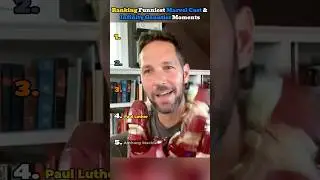 Ranking Funniest Marvel Cast & Infinity Gauntlet Moments.#AnthonyMackie #Marvel #funny #rank