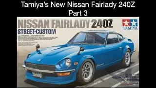 Building the Tamiya Nissan Fairlady 240Z 1/24 scale plastic model car Part 3