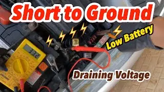 GROUNDED | LOW BATTERY | DRAINING VOLTAGE | HOW TO FIND OUT