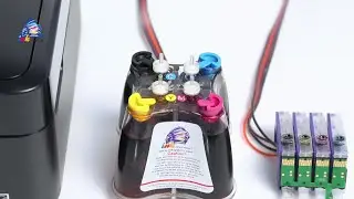 Установка СНПЧ на МФУ Epson Expression Home XP-423