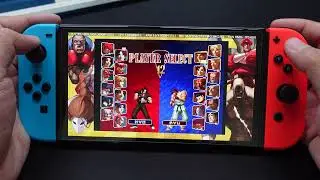 SNK vs Capcom: SVC Chaos Gameplay On Nintendo Switch Oled