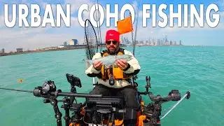 Kayak Fishing Coho in Downtown Chicago: Epic Fails Included!