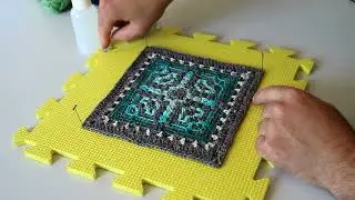 How to block your finished crochet project by the Guy with the Hook