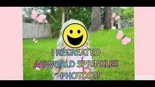 I RECREATED AGWORLD SPRNKLES'S PHOTOS?!