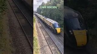 GWR 800306 flying past with a 2 tone! #gwr #hitachi #iet #poppy #train #railway #trainspotting