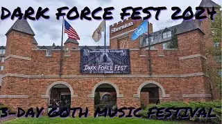 Dark Force Fest 2024 Vlog - New Jersey's Three Day Gothic Music and Arts Festival
