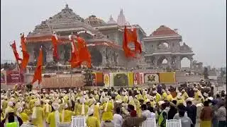 Ayodhya Ram Mandir grand celebration 2025 #ayodhyaramamandhir #ayodhya #ayodhyamodi #modiji #modi  