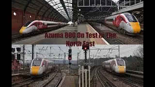 New Virgin Trains 'Azuma' IEP Class 800 On Test In North East