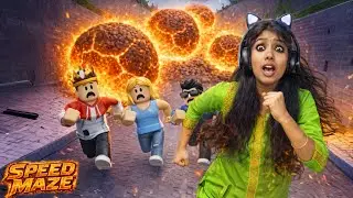 I Tried Impossible Escape Challenge In ROBLOX SPEED MAZE😱 !