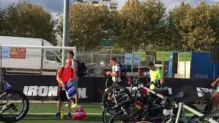 Strefa zmian - Ironman Barcelona 2017