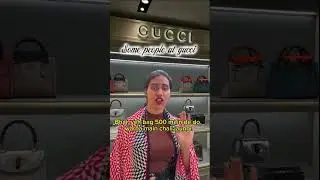 When you visit gucci but your bargaining skills come free with you  #guccibag #shorts #bargain