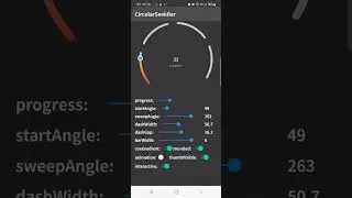 Android CircularSeekBar demo