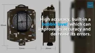 Eyeskey Multifunctional Military Army Aluminum Alloy Compass