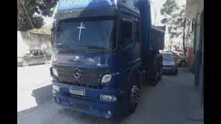INSTALA&Ccedil;&Atilde;O DO SISTEMA D&Iacute;ESEL/GNV - BR GNV, NO MERCEDES BENZ ATEGO 2425, DA PARADA 40.