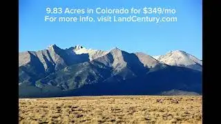 9.83 Acres for Sale in Colorado for $349/mo