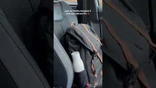 Pack my new Backpack & tech pouch with me! #tomtoc #backpack #workbag #packwithme #asmrpacking